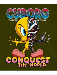 Ciborg Piolín Vector